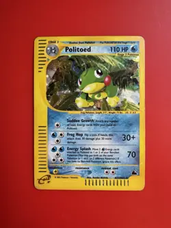 Politoed H23/H32 Holo Skyridge Rare Pokemon Card w/ Swirl🌀Pristine Holo/MP Cond - Image 1