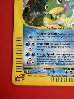 Politoed H23/H32 Holo Skyridge Rare Pokemon Card w/ Swirl🌀Pristine Holo/MP Cond - Image 5