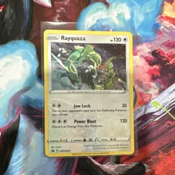 Pokemon Rayquaza SWSH029 Sword & Shield Promo Holo Basic 130 HP English Card - Image 1