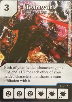 Wizkids Marvel Dice Masters Teamwork Basic Action Card Promo - Image 1