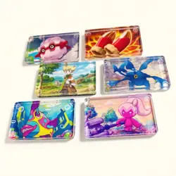 20 Sets Pokemon TCG Card Acrylic Magnet DIY KitBulk Pack, Value Set - Image 1