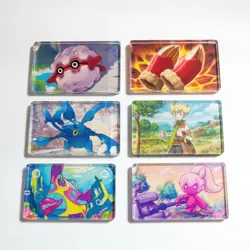 20 Sets Pokemon TCG Card Acrylic Magnet DIY KitBulk Pack, Value Set - Image 3