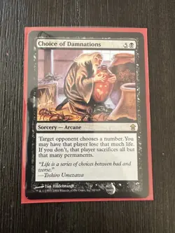 MTG SAVIORS OF KAMIGAWA* CHOICE OF DAMNATIONS NM/M* - Image 1