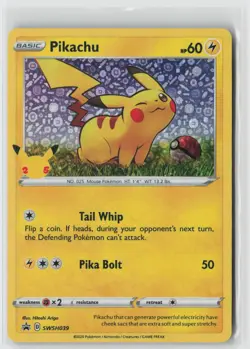 Pikachu - (General Mills) Holo Promo Miscellaneous Cards & Products SWSH039 NM - Image 1