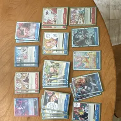 Bandai One Piece Card Game player built deck red/blue Lucy (incomplete) - Image 1