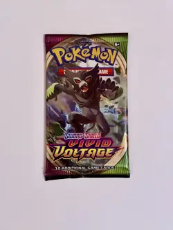1X Pokemon Vivid Voltage (10 Card) Booster Pack New Factory Sealed - Art RANDOM - Image 1