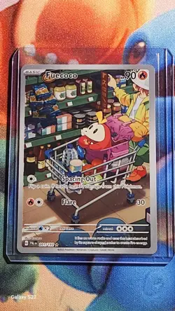 Pokemon TCG Fuecoco Scarlet & Violet Full Art Mint Black Star Holo Card 201/193 - Image 1