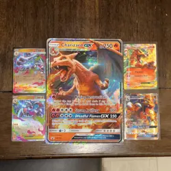 Nintendo Pokemon TCG Charizard GX & EX Holo Card Lot (5 Cards) CHECK DESCRIPTION - Image 1