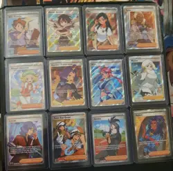 12 Card Trainers Skyla Melony Eri Acerola Zinnia's Resolve Bianca Pokemon NM - Image 1