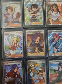 12 Card Trainers Skyla Melony Eri Acerola Zinnia's Resolve Bianca Pokemon NM - Image 2