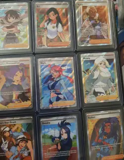 12 Card Trainers Skyla Melony Eri Acerola Zinnia's Resolve Bianca Pokemon NM - Image 3