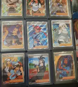 12 Card Trainers Skyla Melony Eri Acerola Zinnia's Resolve Bianca Pokemon NM - Image 4