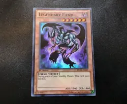 Legendary Fiend BPW2-EN021 Super Rare 1st Edition Yugioh Card LP - Image 1