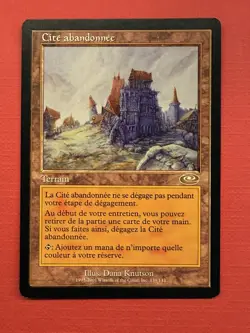 Mtg Planeshift —Forsaken City French — NM - Image 1