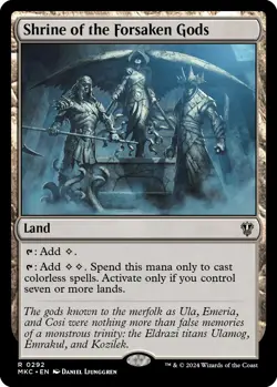 MTG Shrine of the Forsaken Gods [Murders at Karlov Manor Commander] Lightly Play - Image 1