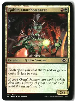 MTG Goblin Anarchomancer [MH2 - 200] LP Foil 4-4 - Image 1