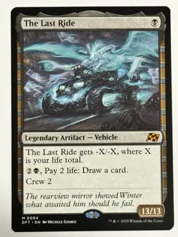 The Last Ride Aetherdrift 94 Near Mint DFT Magic MTG - Image 1