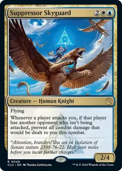 MTG Suppressor Skyguard [Ravnica: Clue Edition] Near Mint Magic - Image 1