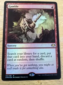 Gamble Foil Dominaria Remastered MTG NM - Image 1