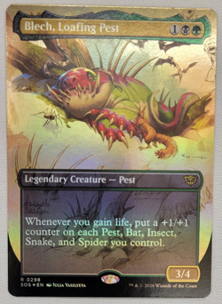 Blech, Loafing Pest Borderless Foil - Secrets of Strixhaven - Image 1