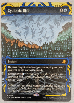 Cyclonic Rift Regular - Secrets of Strixhaven: Mystical Archive - Image 1
