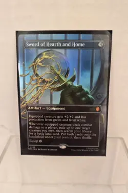 Magic the Gathering TMNT Sword of Hearth and Home Borderless Foil Promo - Image 1