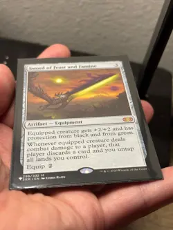 MTG, Sword of Feast and Famine -The List Reprints Regular NM - Image 2
