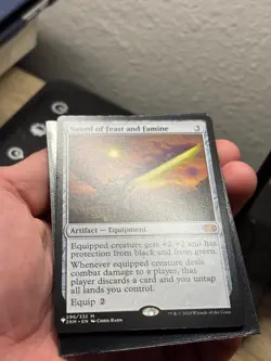MTG, Sword of Feast and Famine -The List Reprints Regular NM - Image 3