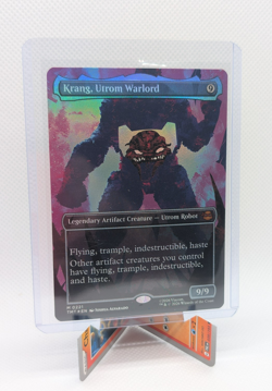 MTG - Krang, Utrom Warlord - FOIL Borderless Mythic #221 - TMNT NM - Image 1