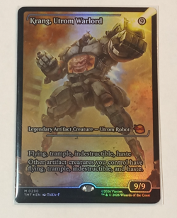 Krang, Utrom Warlord Showcase Foil X 1. MINT!!! U.S. Only - Image 1