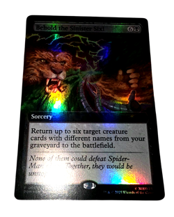 MTG Magic The Gathering Behold The Sinister Six Promo Card Foil Pax West 2025 - Image 1