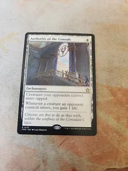 Authority Of The Consuls Foundations MTG NM - Image 1