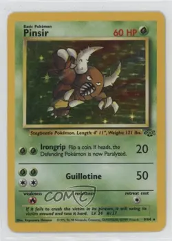 Pinsir Holo Pokemon Jungle #9 1999 - Image 1