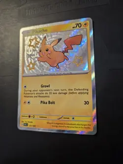 Pikachu 131/091 Holo Shiny Rare SV Paldean Fates 2024 Pokemon PAF Near Mint NM+ - Image 3
