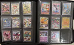 Pokemon Binder Full Of SAR, AR, and Master Ball Cards. Under Market Price. - Image 1