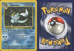 VAPOREON 12/64 HOLO RARE JUNGLE POKEMON UNLIMITED HOLO MP - Image 1