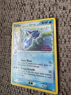 2006 Pokemon EX Holon Phantoms 22/110 Latios Reverse Holo LP Rare STAMPED Team - Image 2