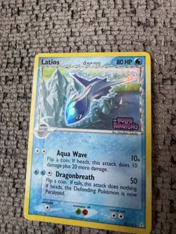 2006 Pokemon EX Holon Phantoms 22/110 Latios Reverse Holo LP Rare STAMPED Team - Image 3