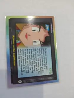 Pokemon Topps Series 2 EP13 Mystery at the Lighthouse Rainbow Foil Holo 1999 - Image 2