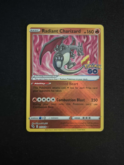 Radiant Charizard 011/078 NM - Radiant Rare Holo - Pokemon GO - Image 1