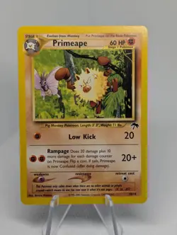 Pokemon Primeape Promo Southern Islands 18/18 LP - Image 1