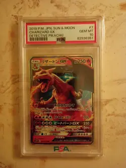 PSA 10 Charizard GX 007/024 Detective Pikachu Ultra Rare Japanese Pokemon - Image 1