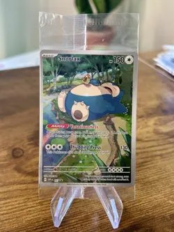 Snorlax - SVP 051 Illustration Rare - 151 Black Star Promo- SEALED- Pokemon TCG - Image 1