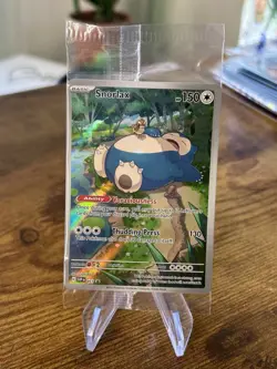 Snorlax - SVP 051 Illustration Rare - 151 Black Star Promo- SEALED- Pokemon TCG - Image 3