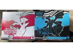 Pokemon Black Bolt & White Flare Elite Trainer Box ETB Set FACTORY SEALED - Image 1