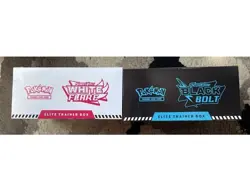 Pokemon Black Bolt & White Flare Elite Trainer Box ETB Set FACTORY SEALED - Image 2