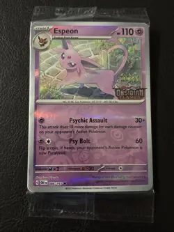 Pokemon BEST BUY exclusives Bulbasaur 151 & Espeon OF Stamped Promos SEALED - Image 4