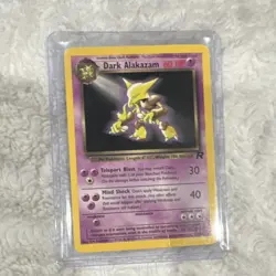 Pokemon Dark Alakazam 60 HP Team Rocket 18/82 Rare Stage 1 2000 Wizards TCG - Image 1