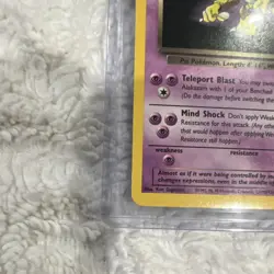 Pokemon Dark Alakazam 60 HP Team Rocket 18/82 Rare Stage 1 2000 Wizards TCG - Image 2