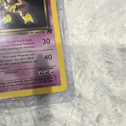 Pokemon Dark Alakazam 60 HP Team Rocket 18/82 Rare Stage 1 2000 Wizards TCG - Image 3
